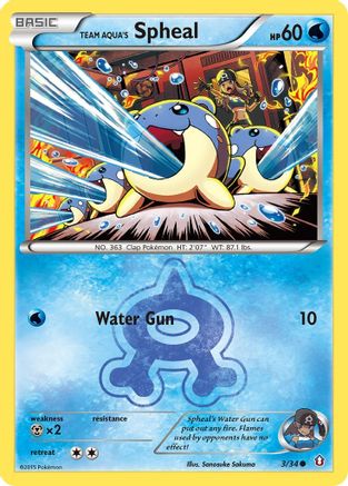 Team Aqua's Spheal 003/34/34 - Common