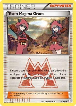 Team Magma Grunt 030/34/34 - Uncommon