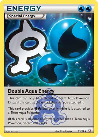 Double Aqua Energy 033/34/34 - Uncommon