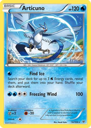 Articuno (16) 016/108/108 - Rare