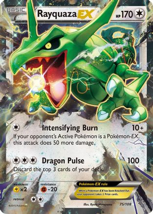Rayquaza EX (75) 075/108/108 - Ultra Rare - Holofoil