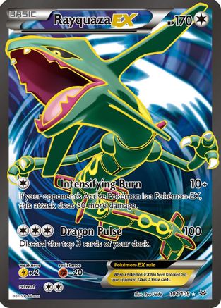 Rayquaza EX (104 Full Art) 104/108/108 - Ultra Rare - Holofoil