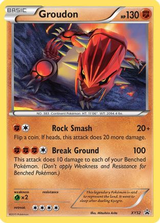Groudon XY52/211 - Promo - Holofoil