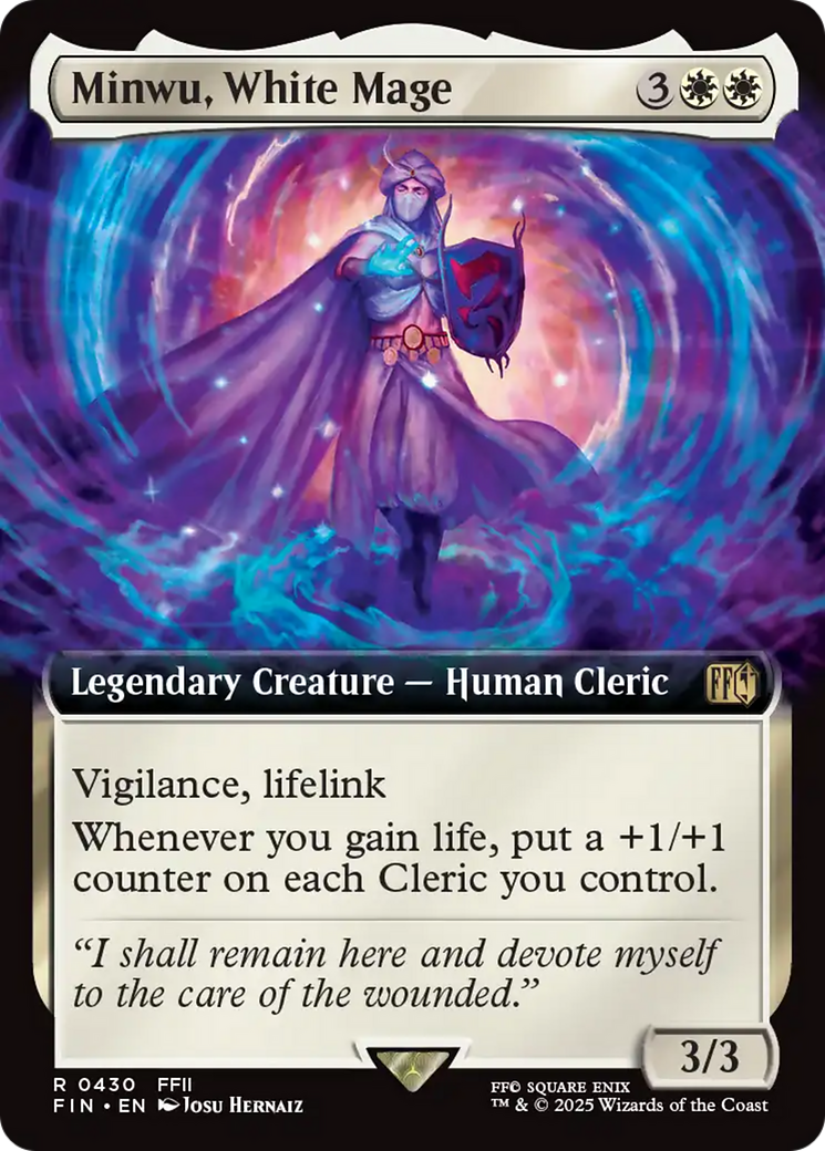 Minwu, White Mage (Extended Art) (FIN-430) - FINAL FANTASY