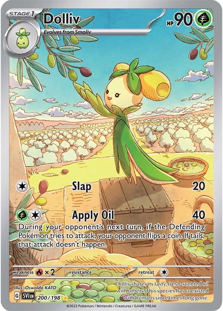 Dolliv 200/198 - Illustration Rare - Holofoil