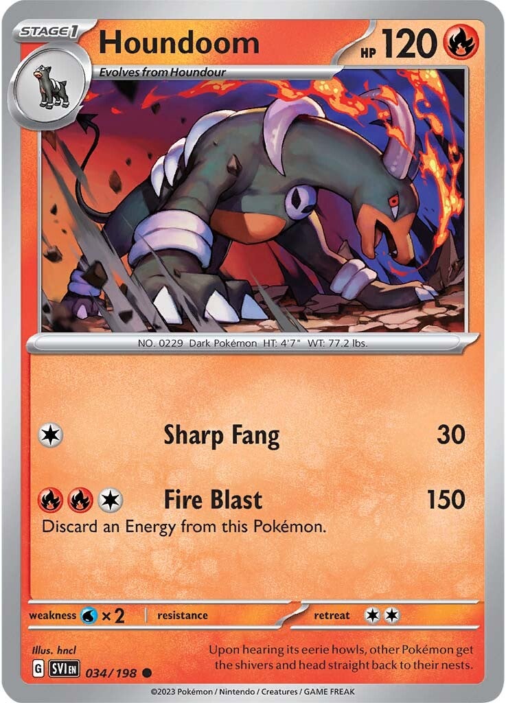 Houndoom 034/198 - Common