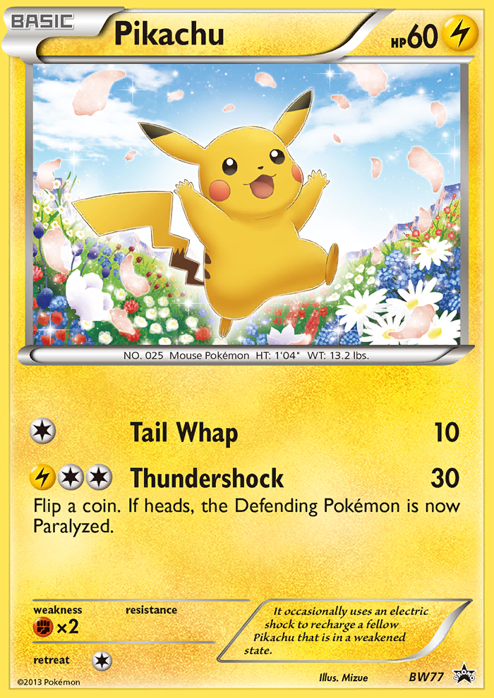 Pikachu BW77/101 - Promo