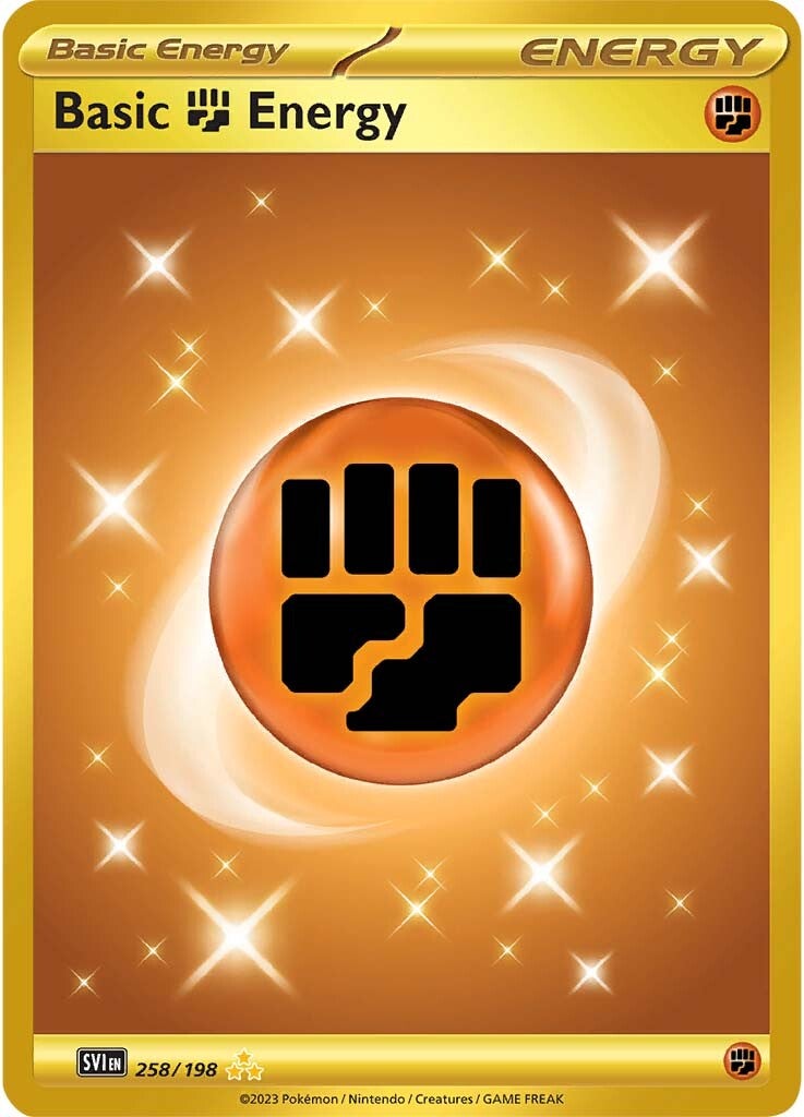 Basic Fighting Energy 258/198 - Hyper Rare - Holofoil