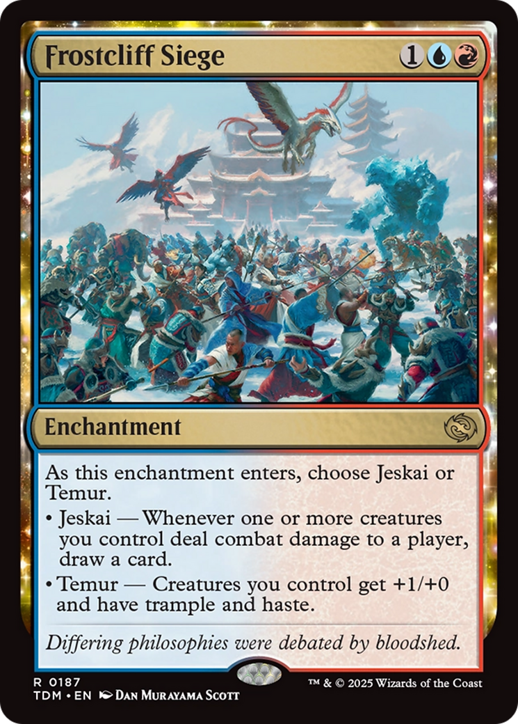 Frosteliff Siege (TDM-187) - Tarkir: Dragonstorm Foil
