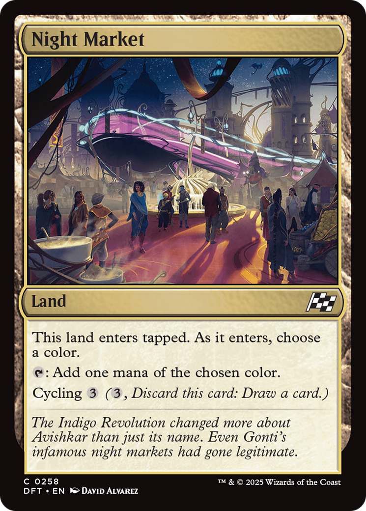 Night Market (-258) - Aetherdrift Foil