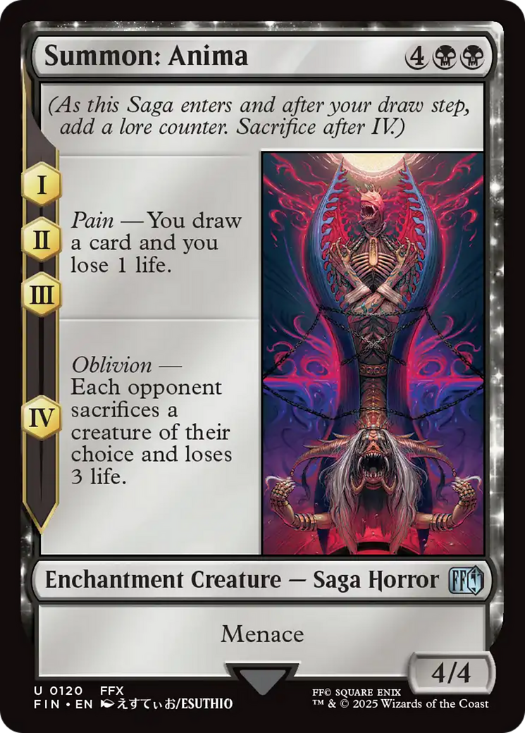 Summon: Anima (FIN-120) - FINAL FANTASY Foil