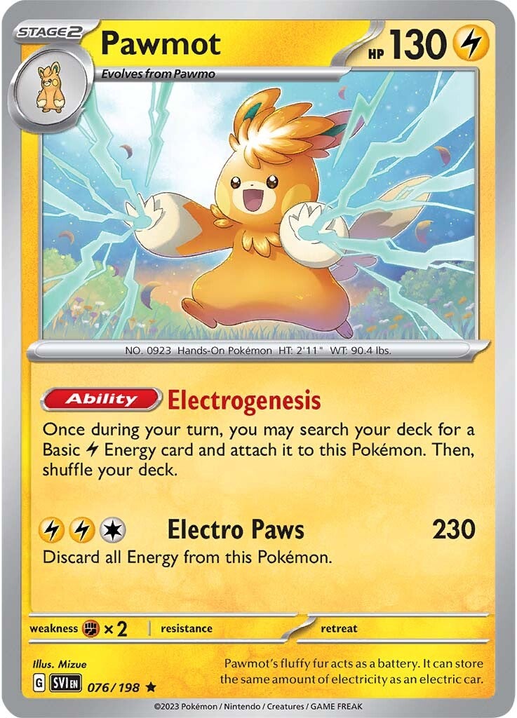 Pawmot 076/198 - Rare - Holofoil