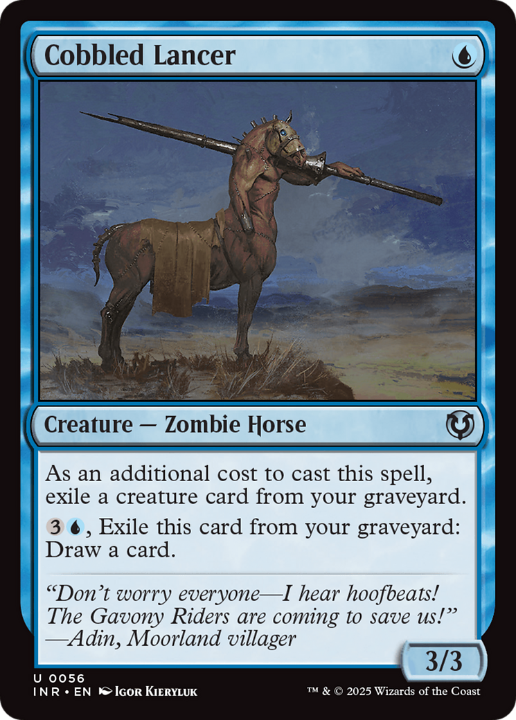 Cobbled Lancer (-056) - Innistrad Remastered Foil