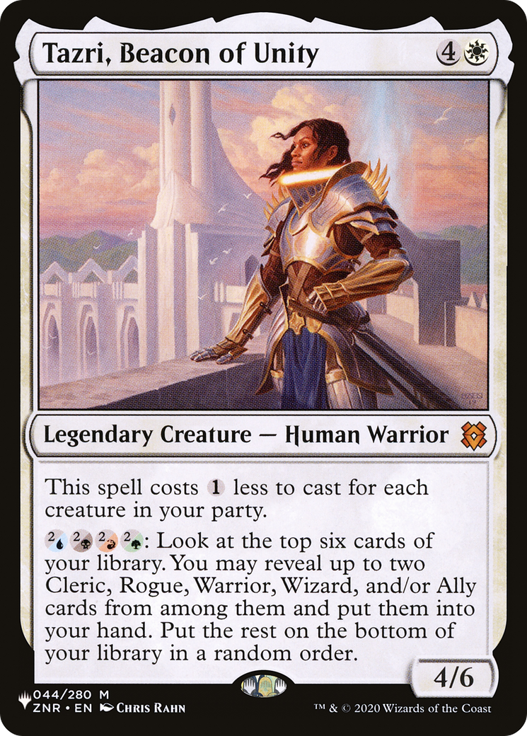 Tazri, Beacon of Unity (ZNR) (LIST-044) - The List Reprints