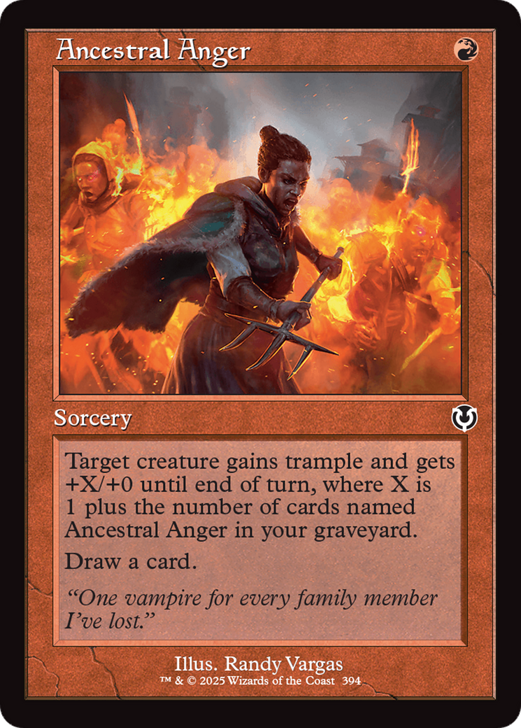 Ancestral Anger (Retro Frame) (-394) - Innistrad Remastered Foil