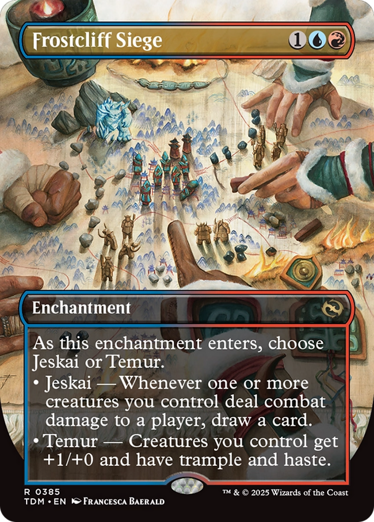 Frostcliff Siege (Borderless) (TDM-385) - Tarkir: Dragonstorm Foil