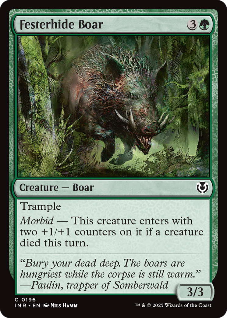 Festerhide Boar (-196) - Innistrad Remastered Foil