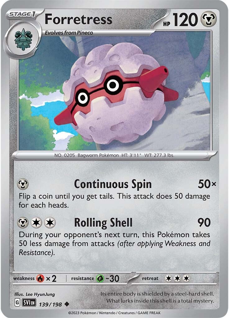 Forretress 139/198 - Uncommon