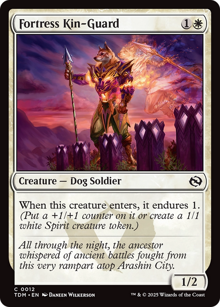 Fortress Kin-Guard (TDM-012) - Tarkir: Dragonstorm