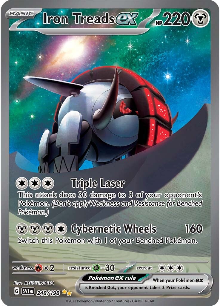 Iron Treads ex 248/198 - Special Illustration Rare - Holofoil