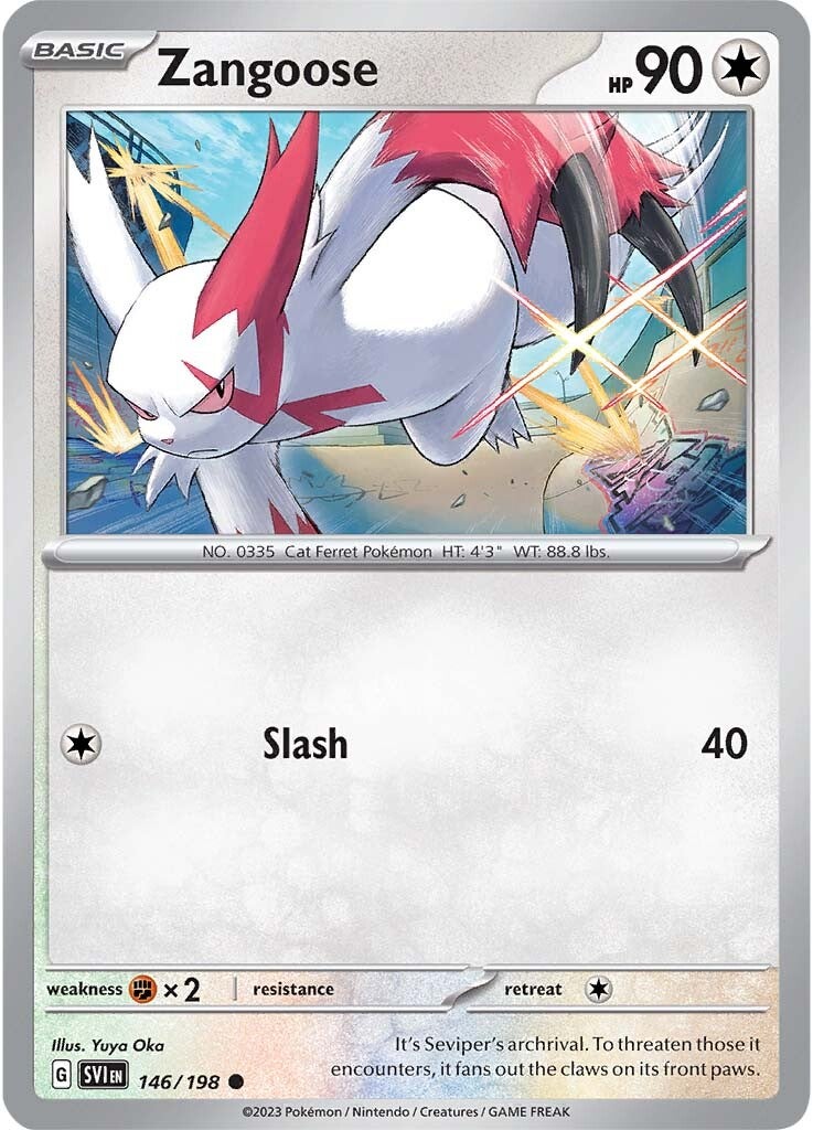 Zangoose 146/198 - Common