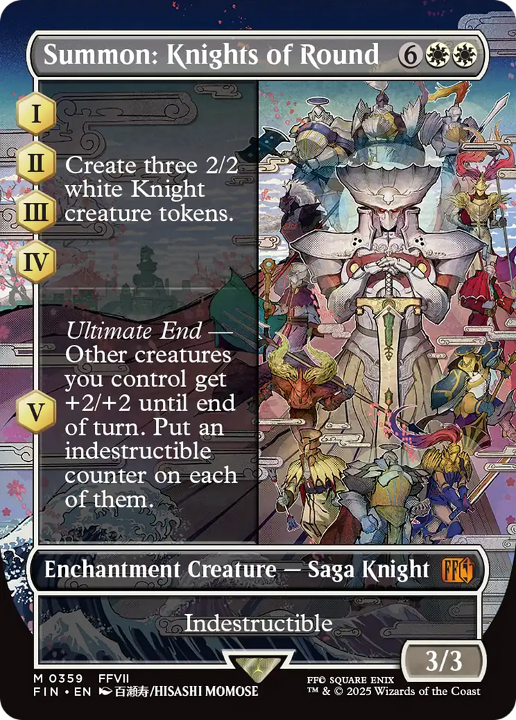 Summon: Knights of Round (Borderless) (FIN-359) - FINAL FANTASY