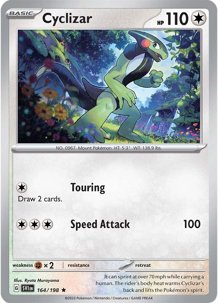 Cyclizar 164/198 - Rare - Holofoil