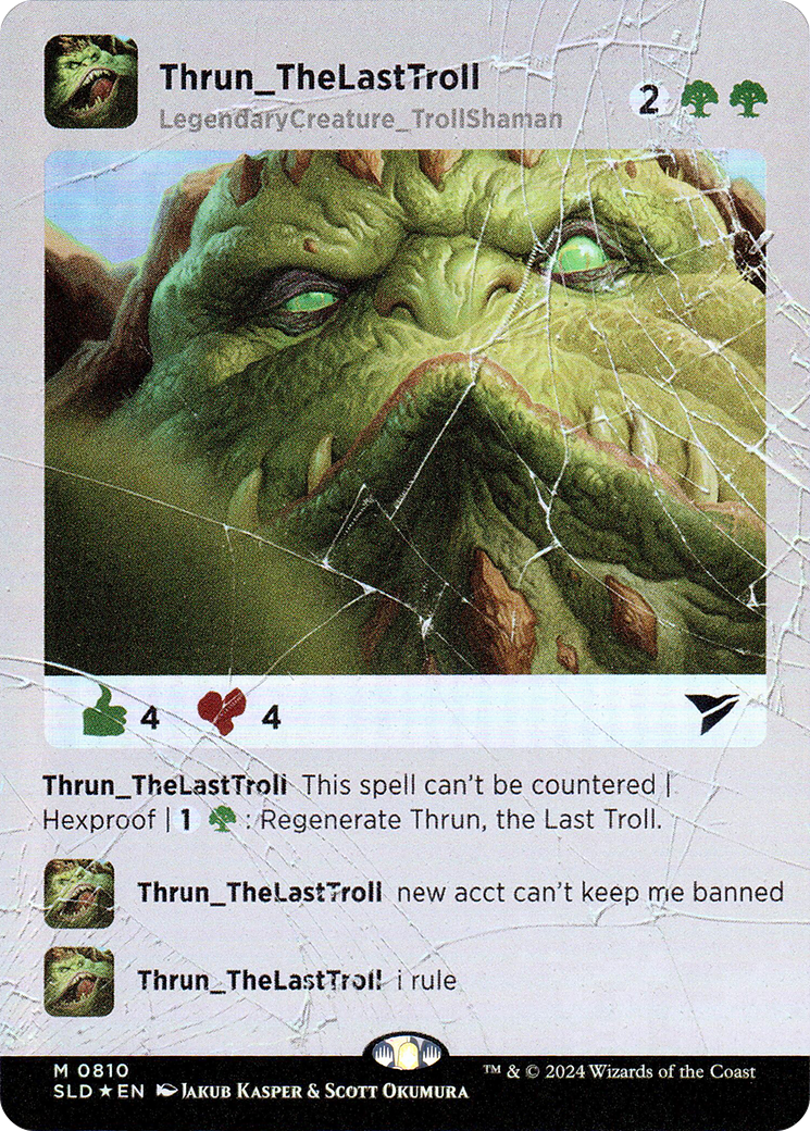 Thrun, the Last Troll (SLD-810) - Secret Lair Drop Series