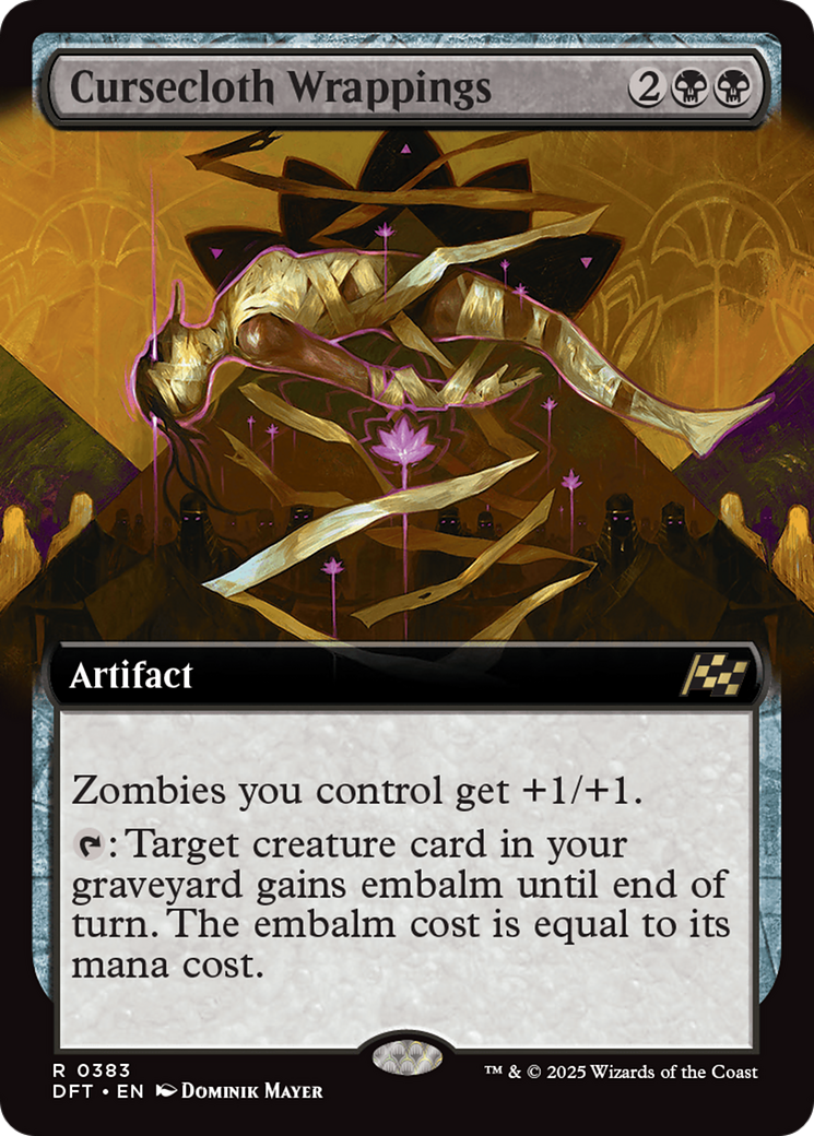 Cursecloth Wrappings (Extended Art) (-383) - Aetherdrift
