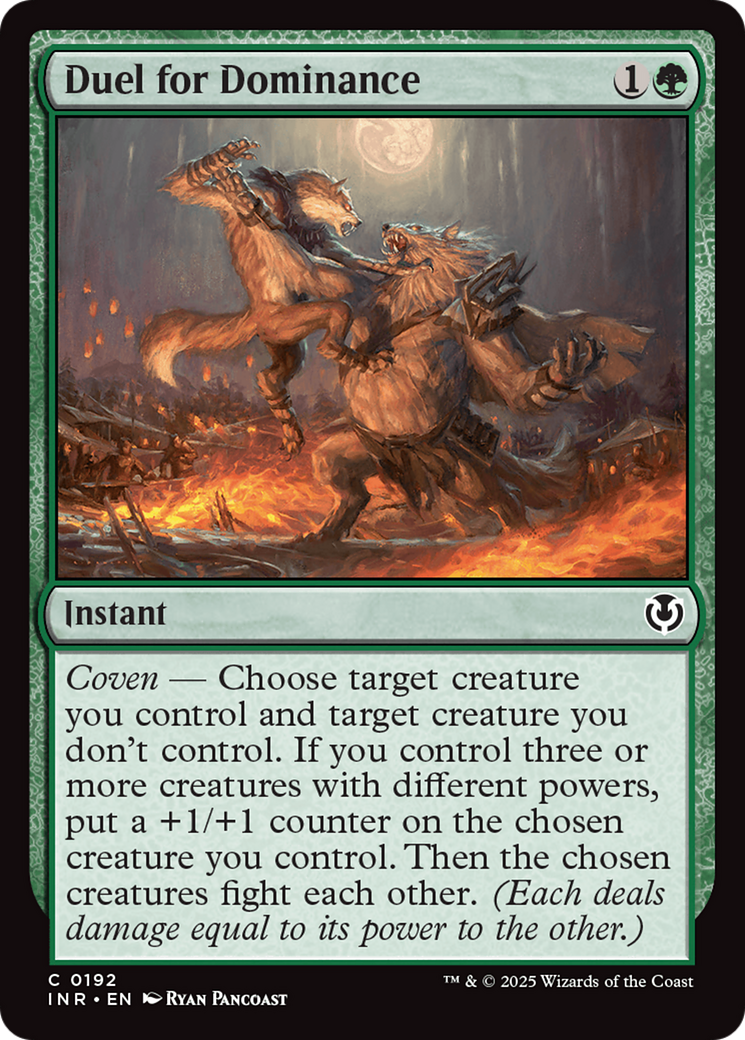 Duel for Dominance (-192) - Innistrad Remastered Foil