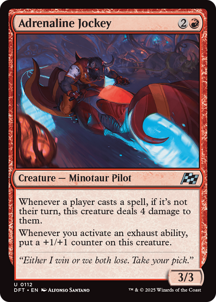 Adrenaline Jockey (-112) - Aetherdrift Foil