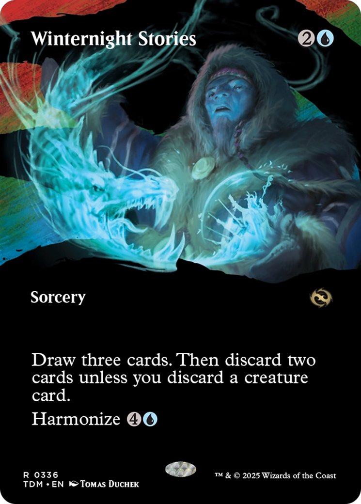 Winternight Stories (Borderless) (TDM-336) - Tarkir: Dragonstorm Foil