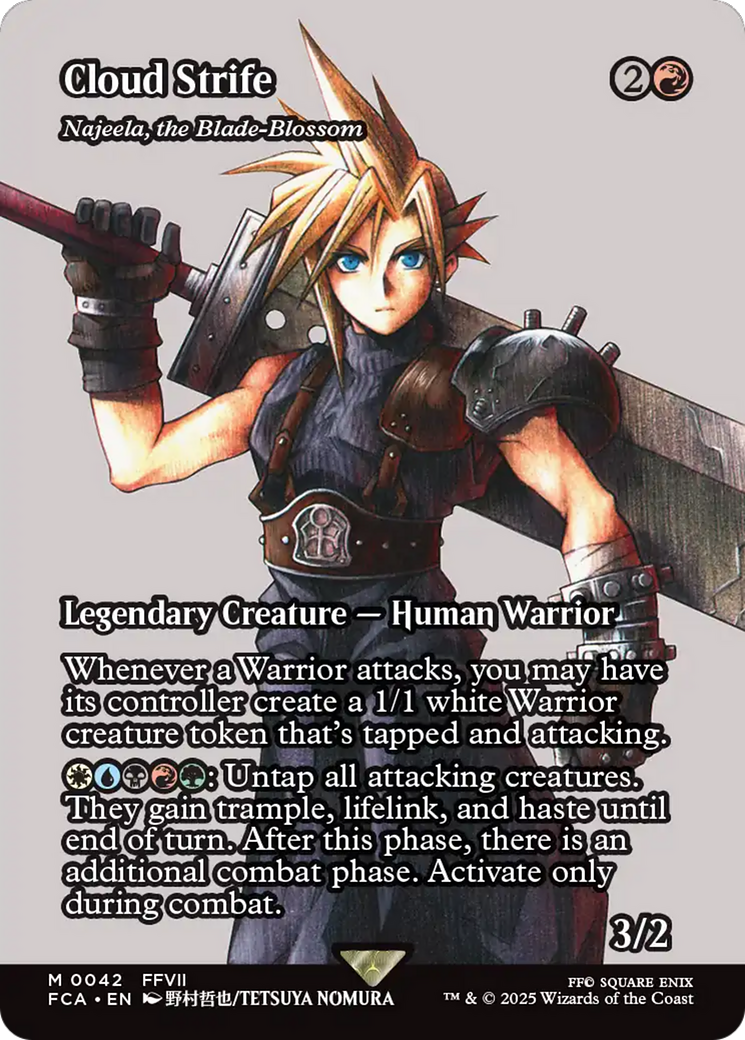 Cloud Strife - Najeela, the Blade-Blossom (Showcase) (FCA-042) - FINAL FANTASY: Through the Ages