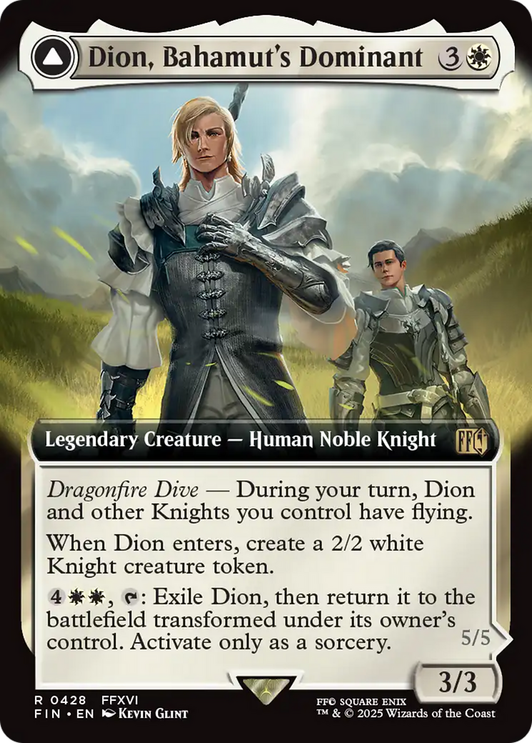 Dion, Bahamut's Dominant (Extended Art) (FIN-428) - FINAL FANTASY