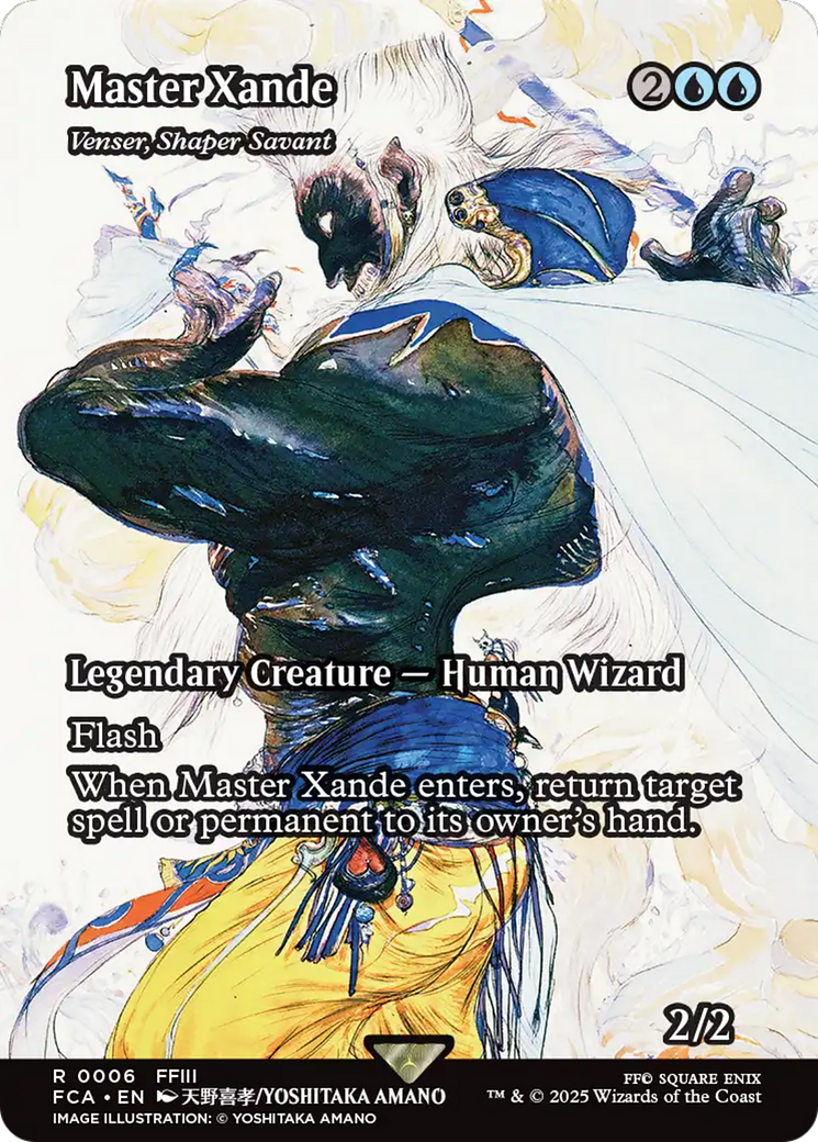 Master Xande - Venser, Shaper Savant (Showcase) (FCA-006) - FINAL FANTASY: Through the Ages