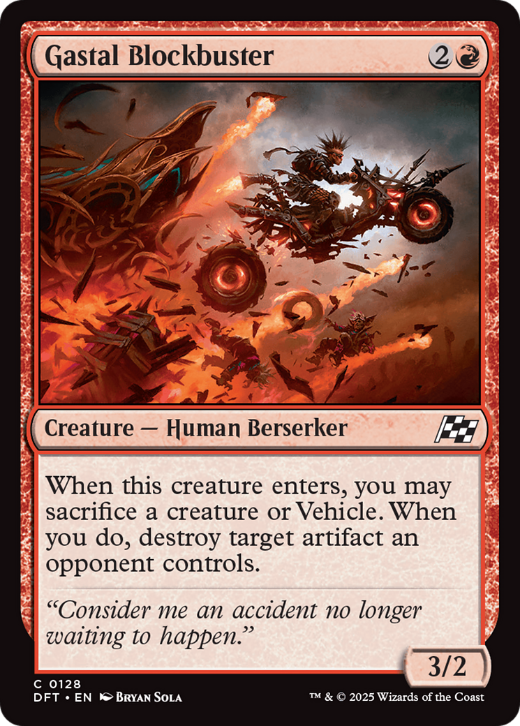Gastal Blockbuster (-128) - Aetherdrift