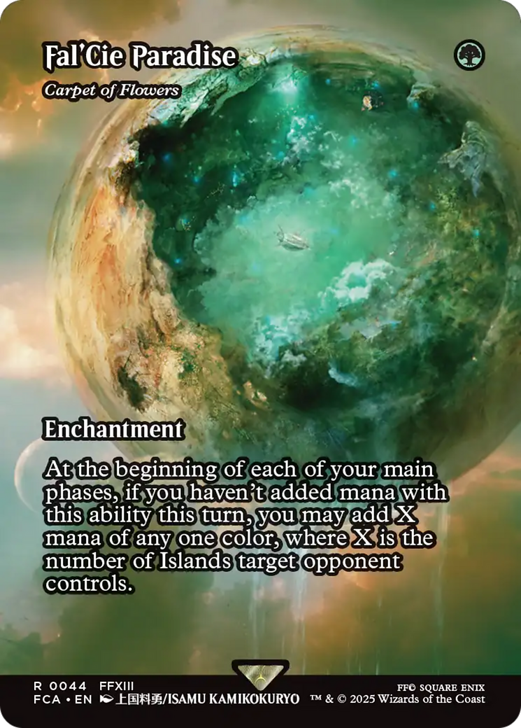Fal'Cie Paradise - Carpet of Flowers (Showcase) (FCA-044) - FINAL FANTASY: Through the Ages Foil