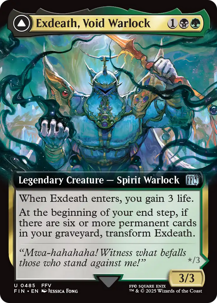 Exdeath, Void Warlock (Extended Art) (FIN-485) - FINAL FANTASY