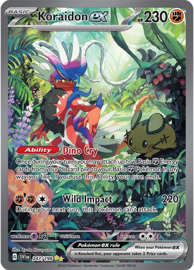 Koraidon ex 247/198 - Special Illustration Rare - Holofoil