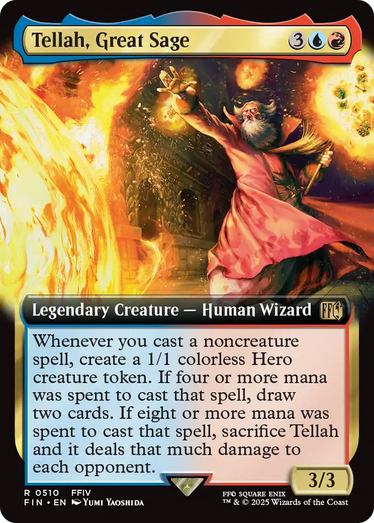 Tellah, Great Sage (Extended Art) (FIN-510) - FINAL FANTASY Foil