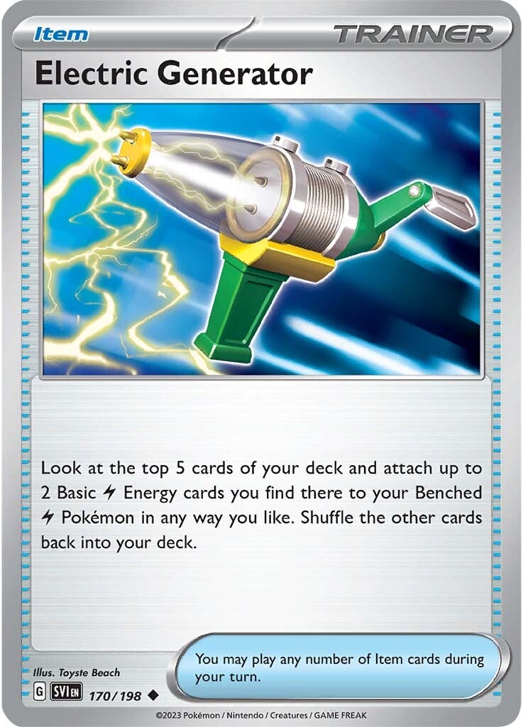 Electric Generator 170/198 - Uncommon