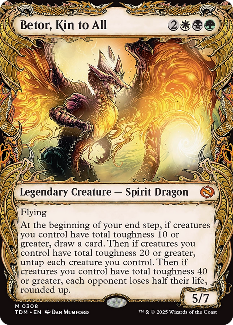 Betor, Kin to All (Showcase) (TDM-308) - Tarkir: Dragonstorm