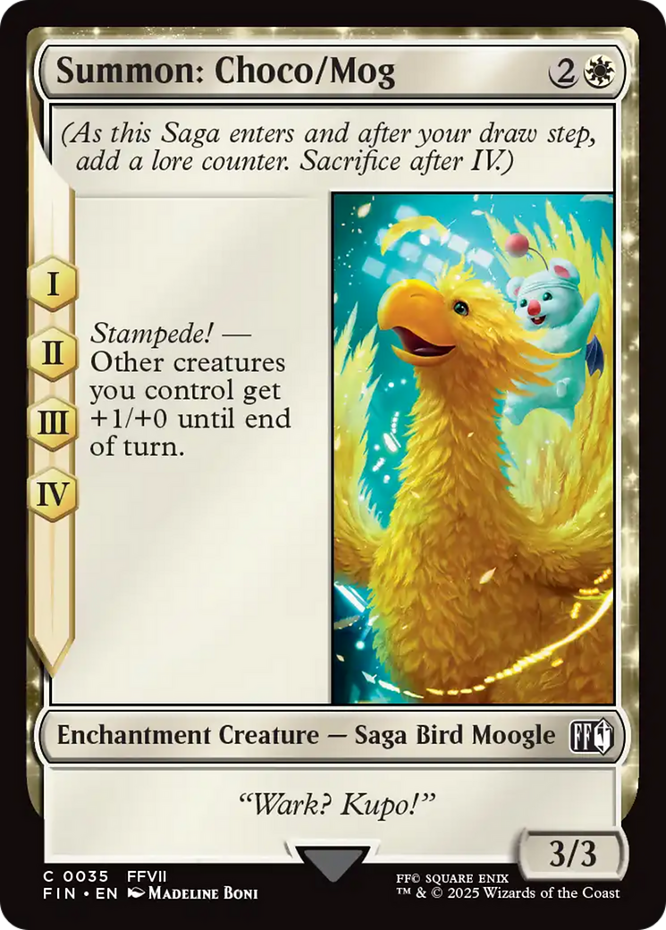 Summon: Choco/Mog (FIN-035) - FINAL FANTASY Foil