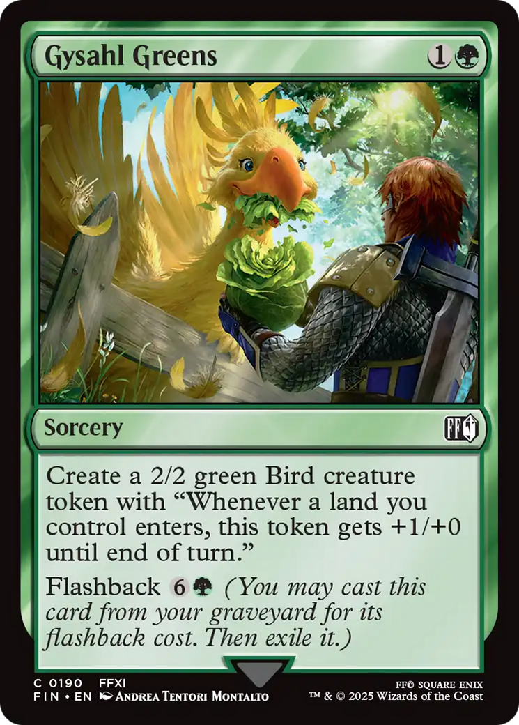 Gysahl Greens (FIN-470) - FINAL FANTASY