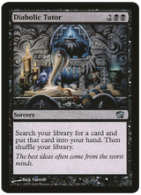 Diabolic Tutor (Oversized) [Eighth Edition Box Topper]