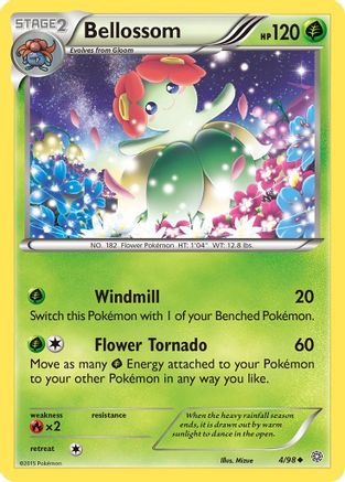 Bellossom 004/98/98 - Uncommon