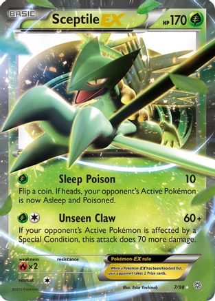 Sceptile EX 007/98/98 - Ultra Rare - Holofoil