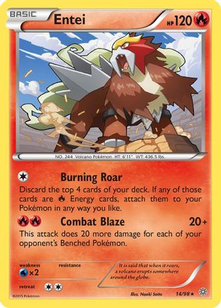 Entei (14) 014/98/98 - Rare
