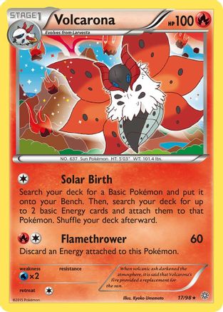 Volcarona (17) 017/98/98 - Holo Rare - Holofoil