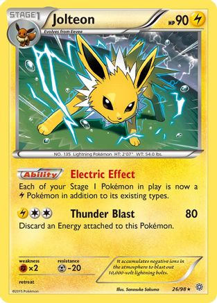 Jolteon 026/98/98 - Holo Rare - Holofoil